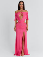 EMMALEY MAXI DRESS HOT PINK