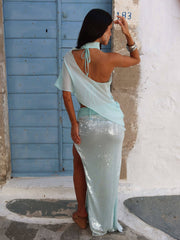 FIZA TOP TEAL