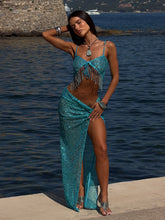 HARRPER CROP TOP TURQUOISE