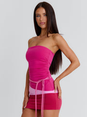 HILLARY MINI DRESS PINK