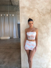 KARA MESH MINI SKIRT