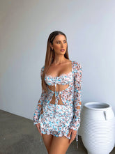 ROSALIE PRINTED MINI SKIRT