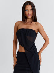 ITZELI TOP BLACK