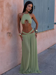 KAYLEY CROP TOP SAGE
