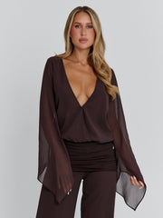 LENNA PANT CHOCOLATE