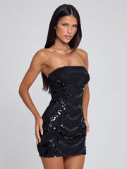 LOZ MINI DRESS BLACK