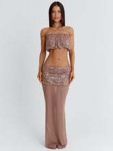 PATIENCE MAXI SKIRT TAUPE