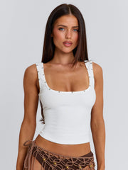REMIE TOP WHITE