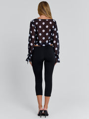 LUMAE CAPRI PANTS BLACK
