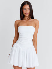 ZARIAH MINI DRESS WHITE