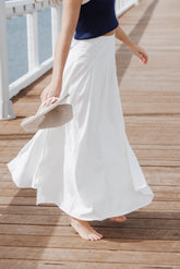Zoey Maxi Skirt - White