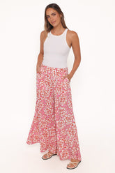 Lessie Pants - Pink Floral