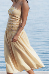 Salome Maxi Skirt - Mango Stripe