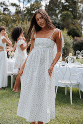 Ashtyn Maxi Dress - Purple Ditsy Floral