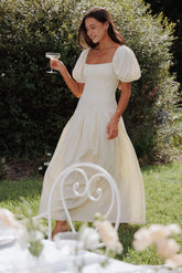 Kinlee Maxi Dress - Butter Yellow