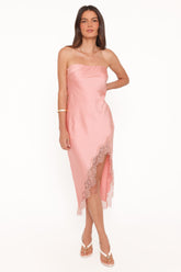 Marjorie Midi Dress - Apricot