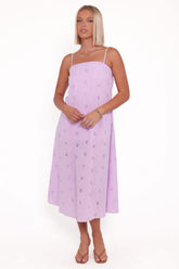 Narcissa Strapless Maxi Dress - Lilac
