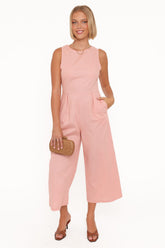 Ester Jumpsuit - Pale Pink
