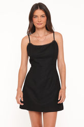 Marcella Romper - Black