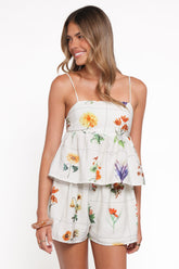 Emilie Short Set - Multi Flowers