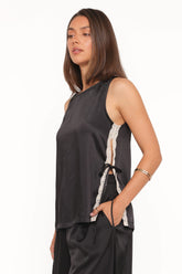 Coleman Side Slit Top - Black