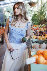 Dervla Top - Blue
