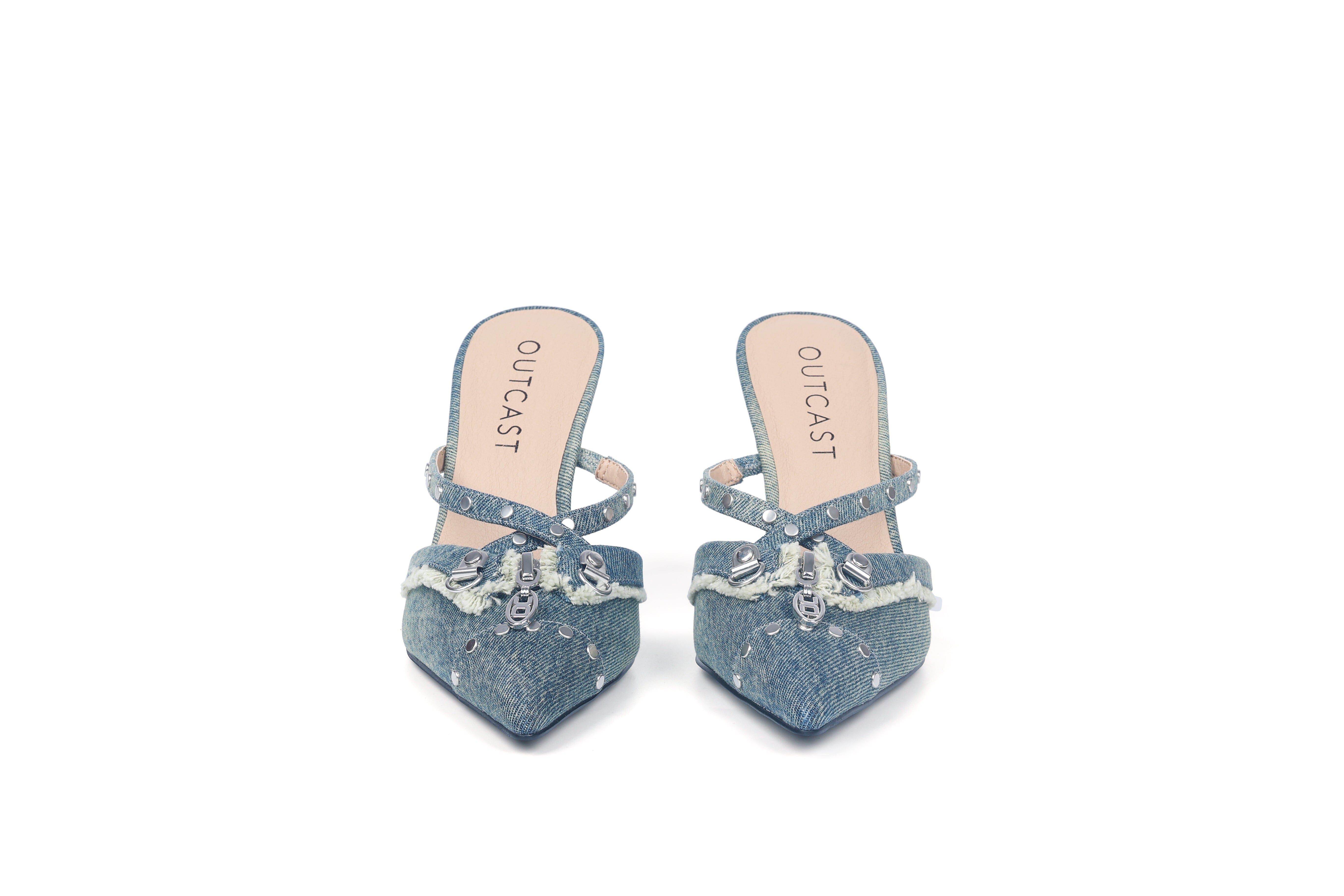 CINDY DENIM HEELS