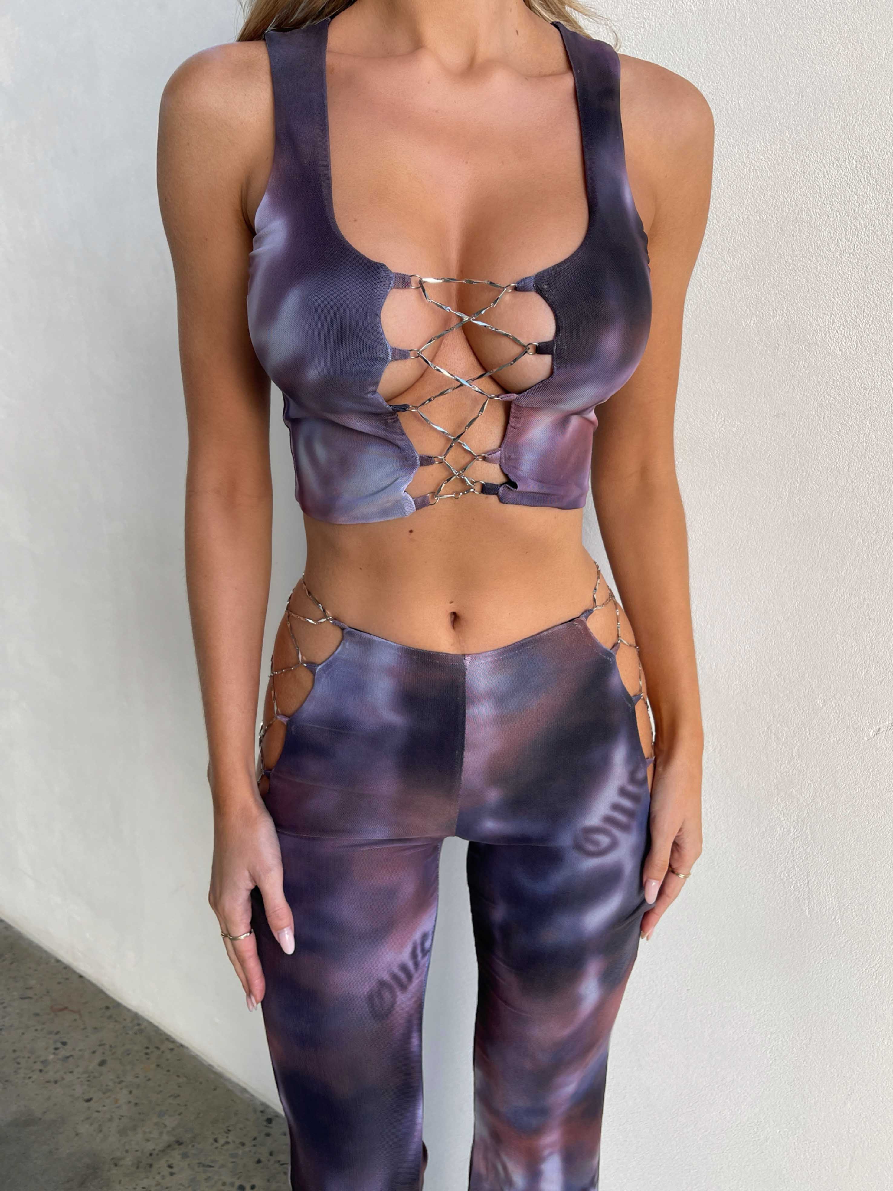 ZAFIRA PANT ABSTRACT AUTUMN