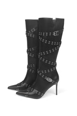 ZANETA PU BOOTS BLACK