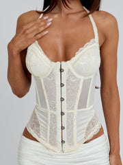 STELLIX CORSET TOP IVORY