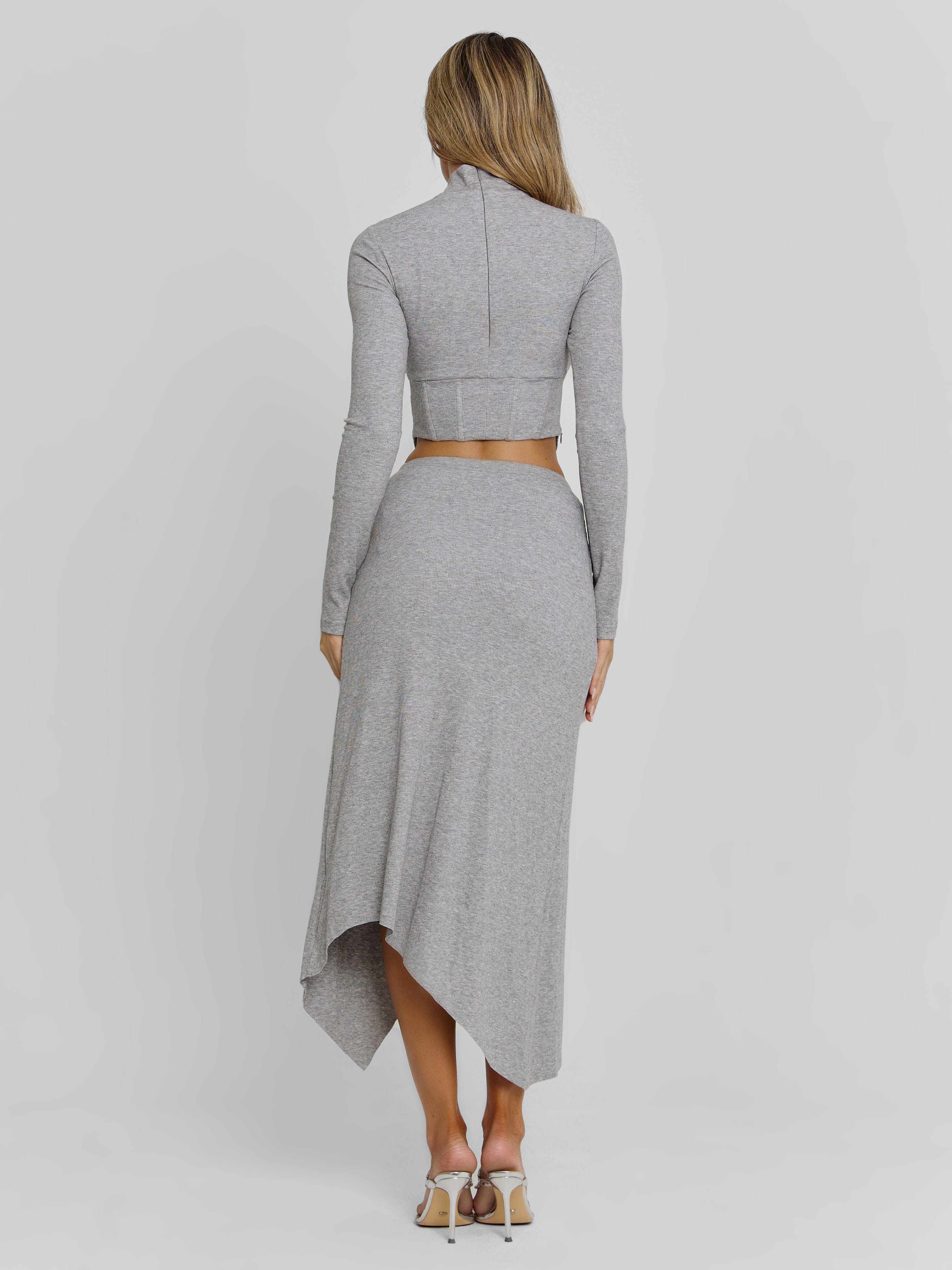 AMELIS MAXI SKIRT GREY