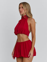 ANAHI TOP RED