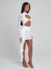 CLEMENTINE MINI DRESS WHITE