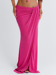 HALLEE MAXI SKIRT PINK