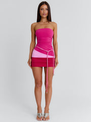 HILLARY MINI DRESS PINK