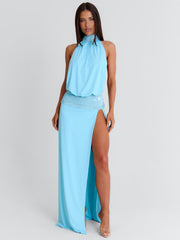 IMENA MAXI DRESS BLUE