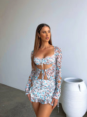 ROSALIE PRINTED MINI SKIRT