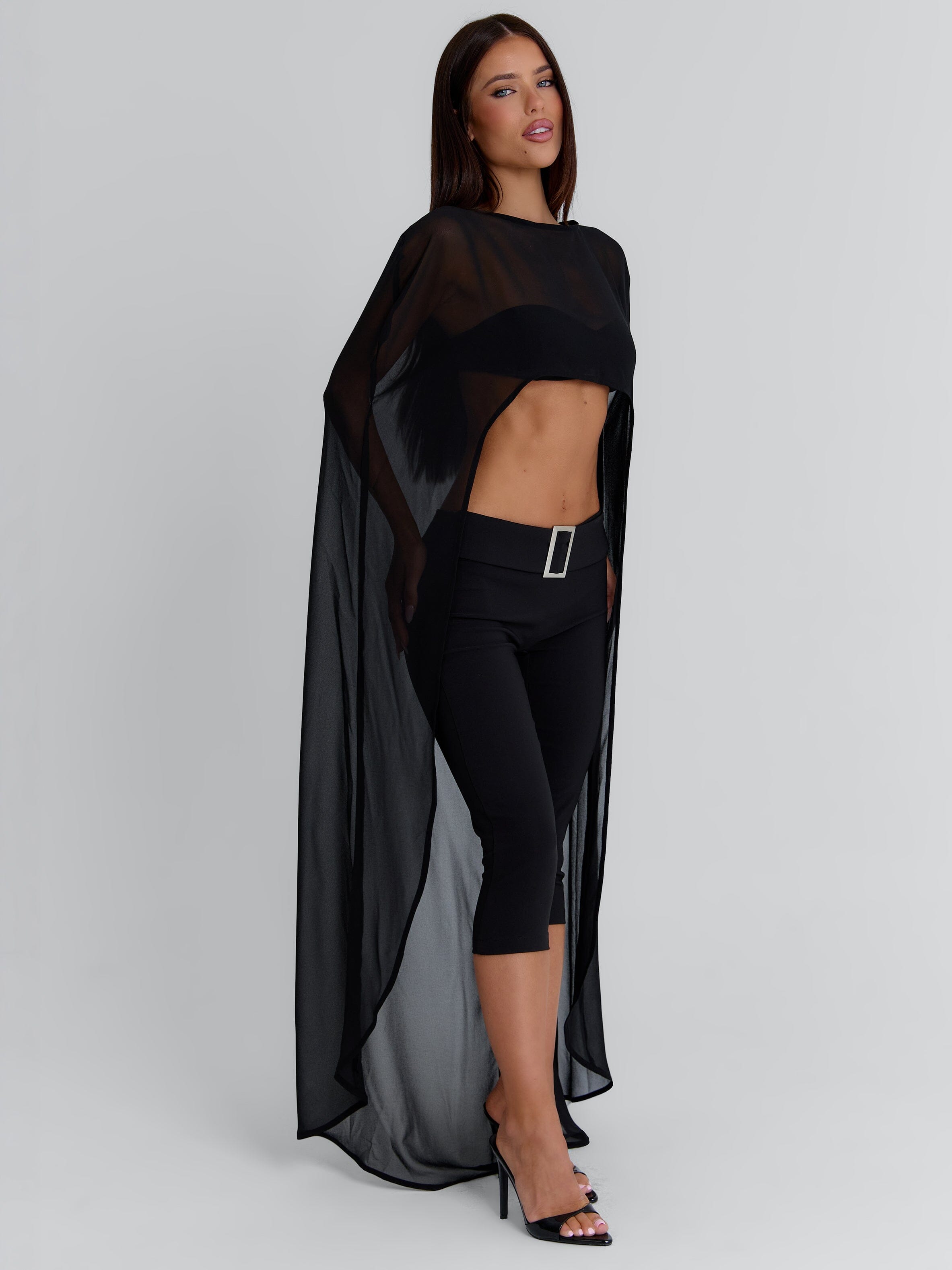 KARLEY CROP TOP BLACK