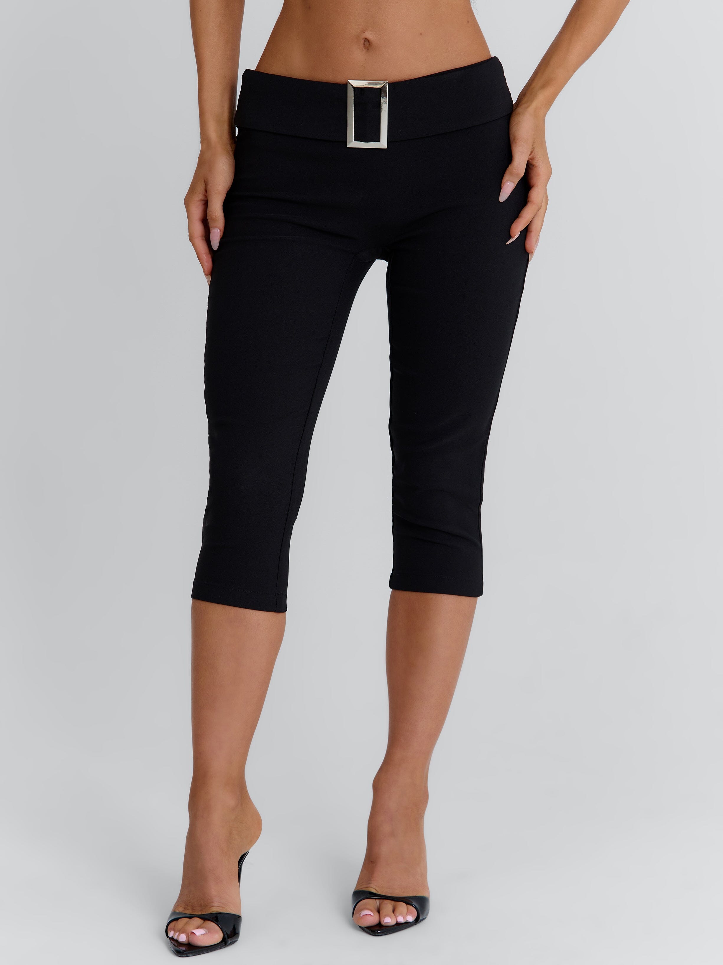 CHEYENE CAPRI PANTS BLACK