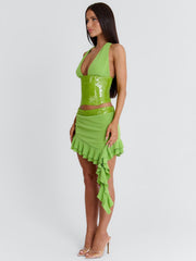 KELLEE MINI SKIRT GREEN
