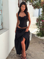 LAURO CORSET BLACK