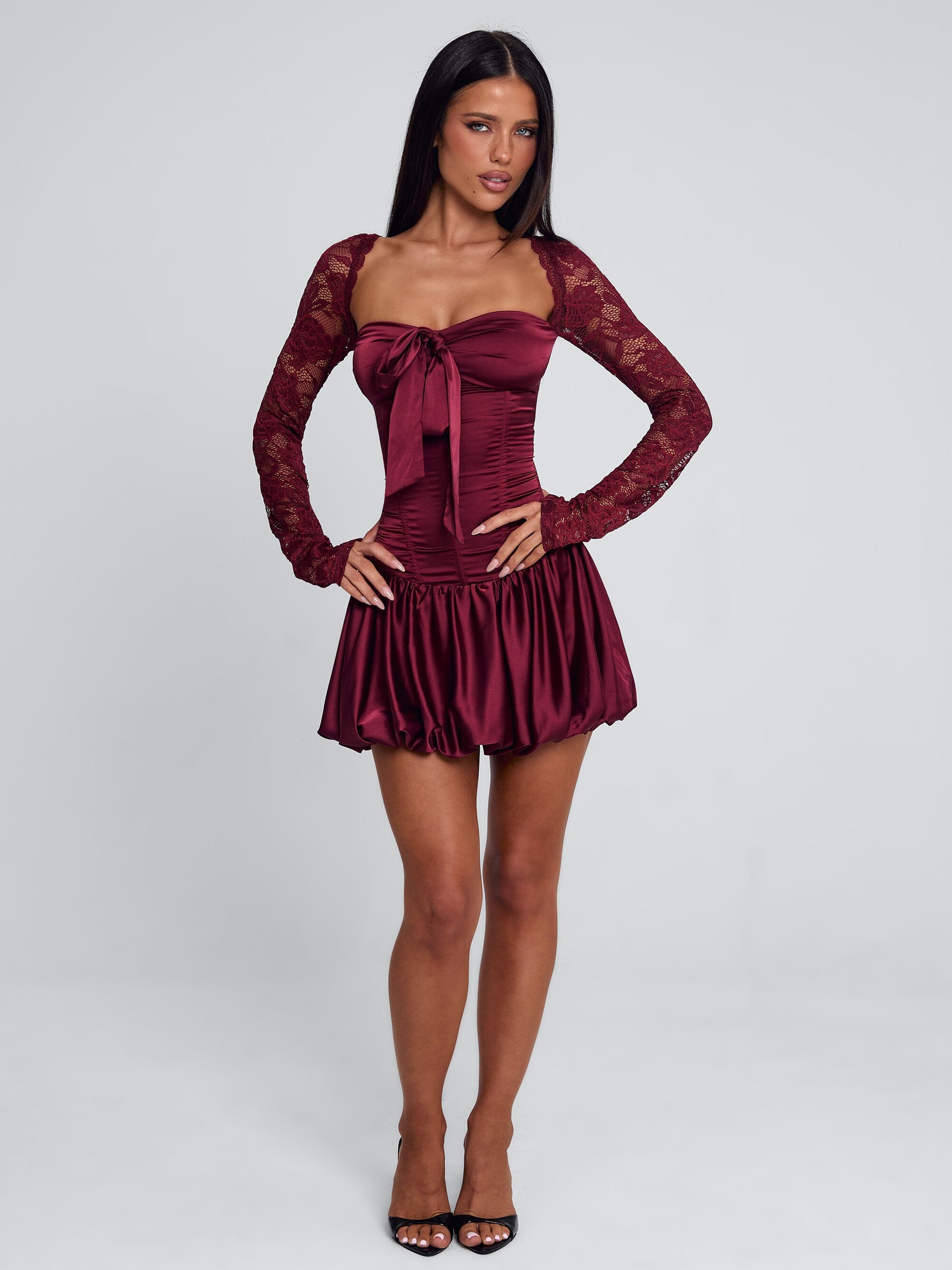 LEVIANA MINI DRESS RED