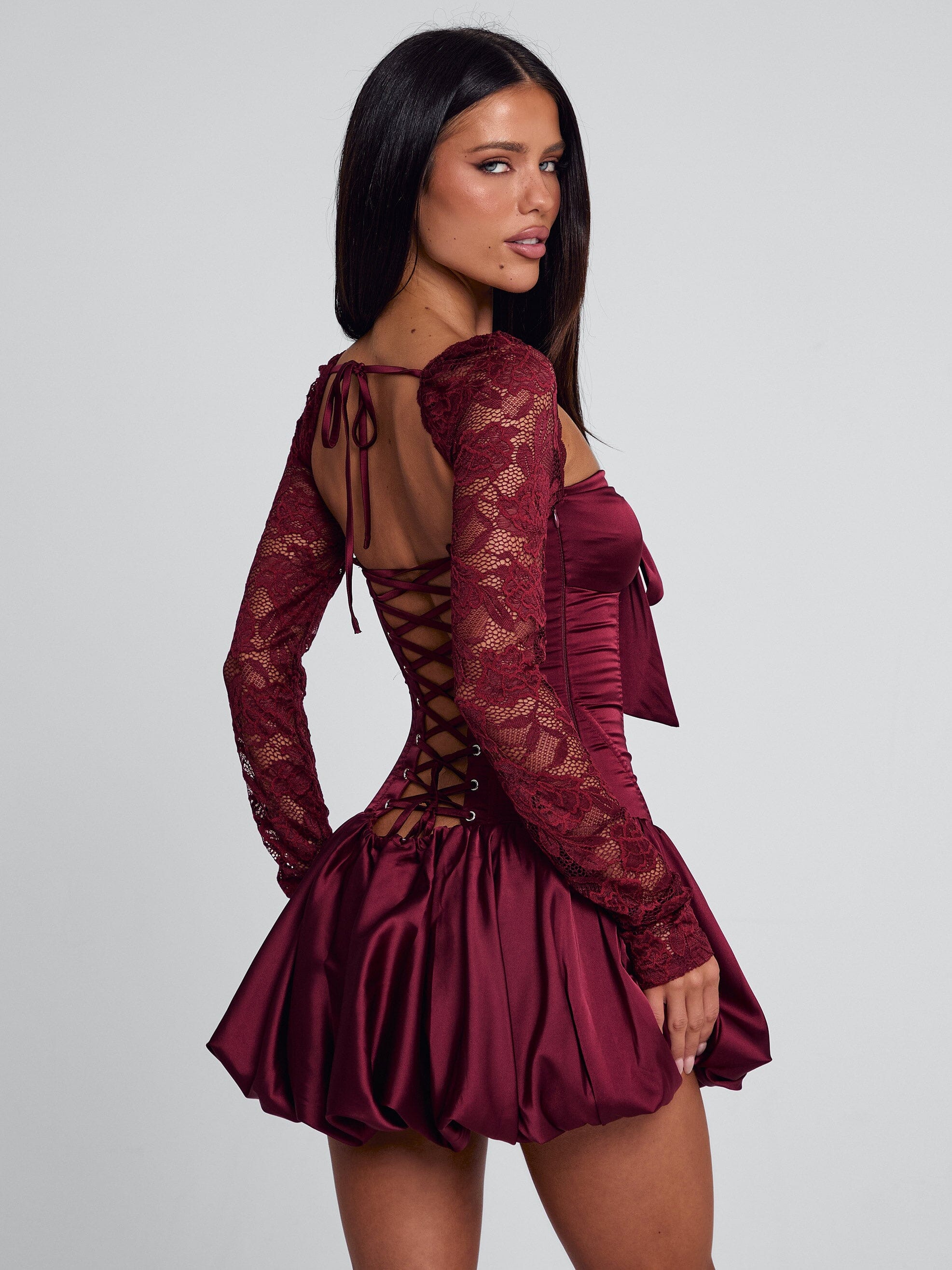 LEVIANA MINI DRESS RED