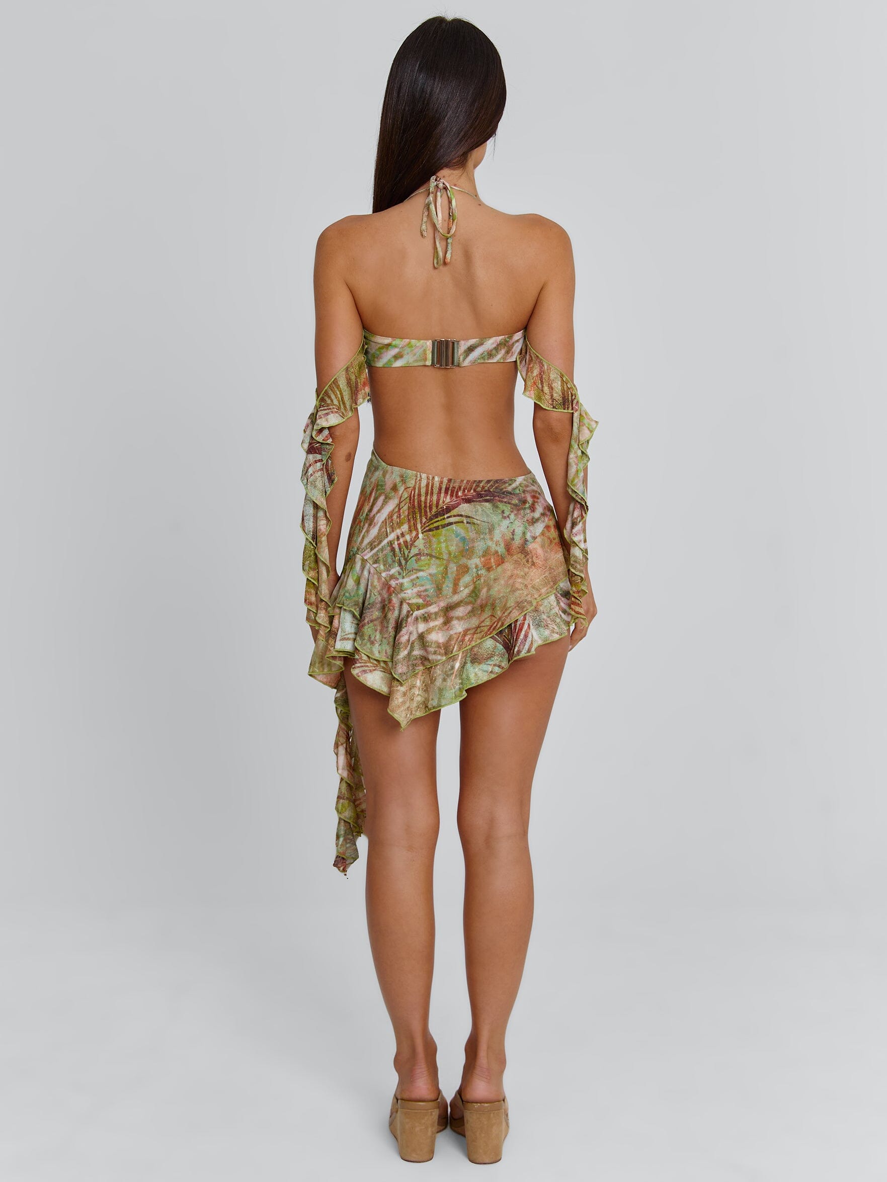 LOLA MINI DRESS LAGRONO SAGE