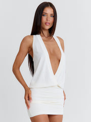 MARY MINI DRESS CREAM
