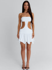 MAYIA MINI DRESS WHITE