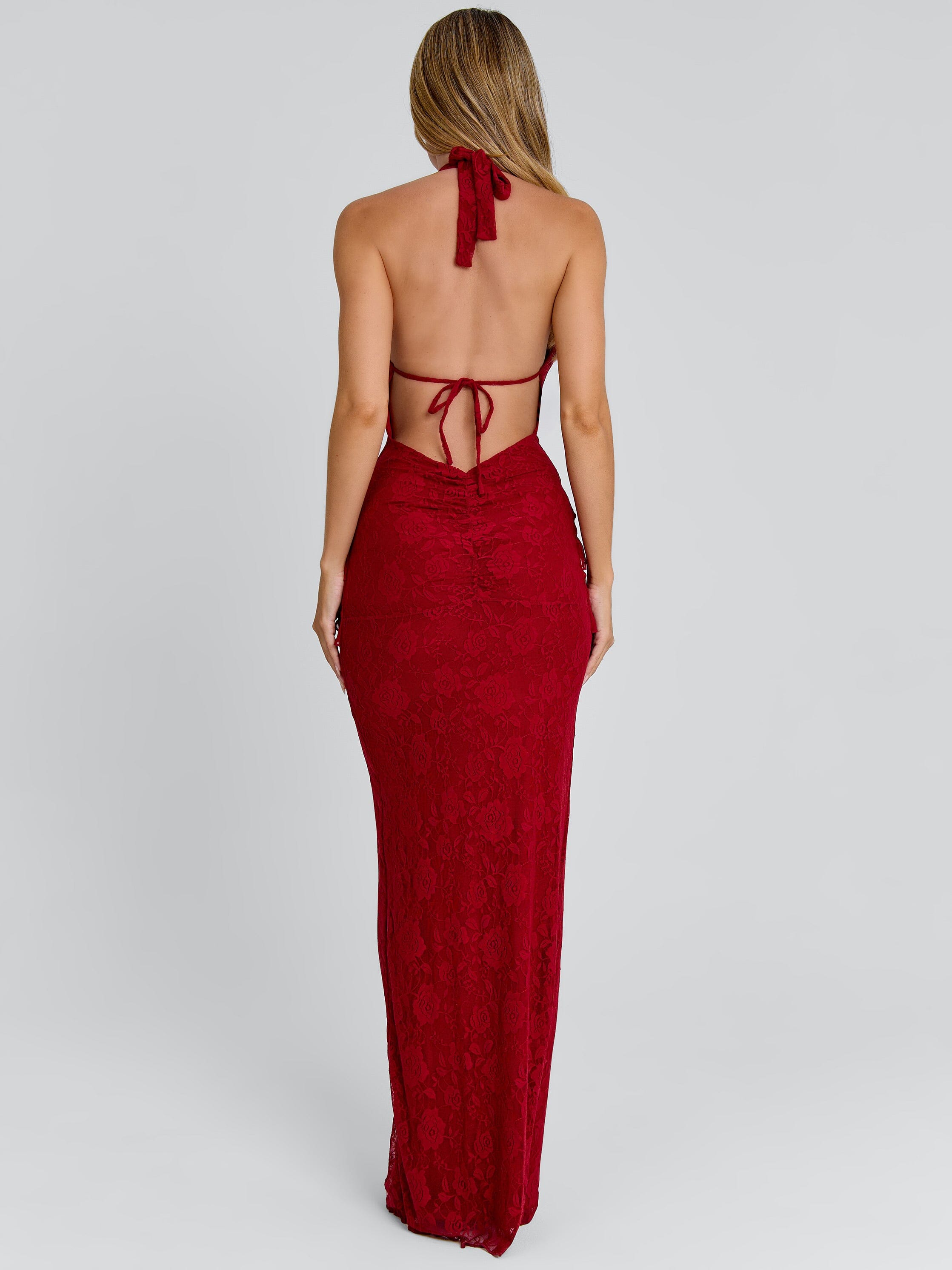 NOVELL MAXI DRESS RED