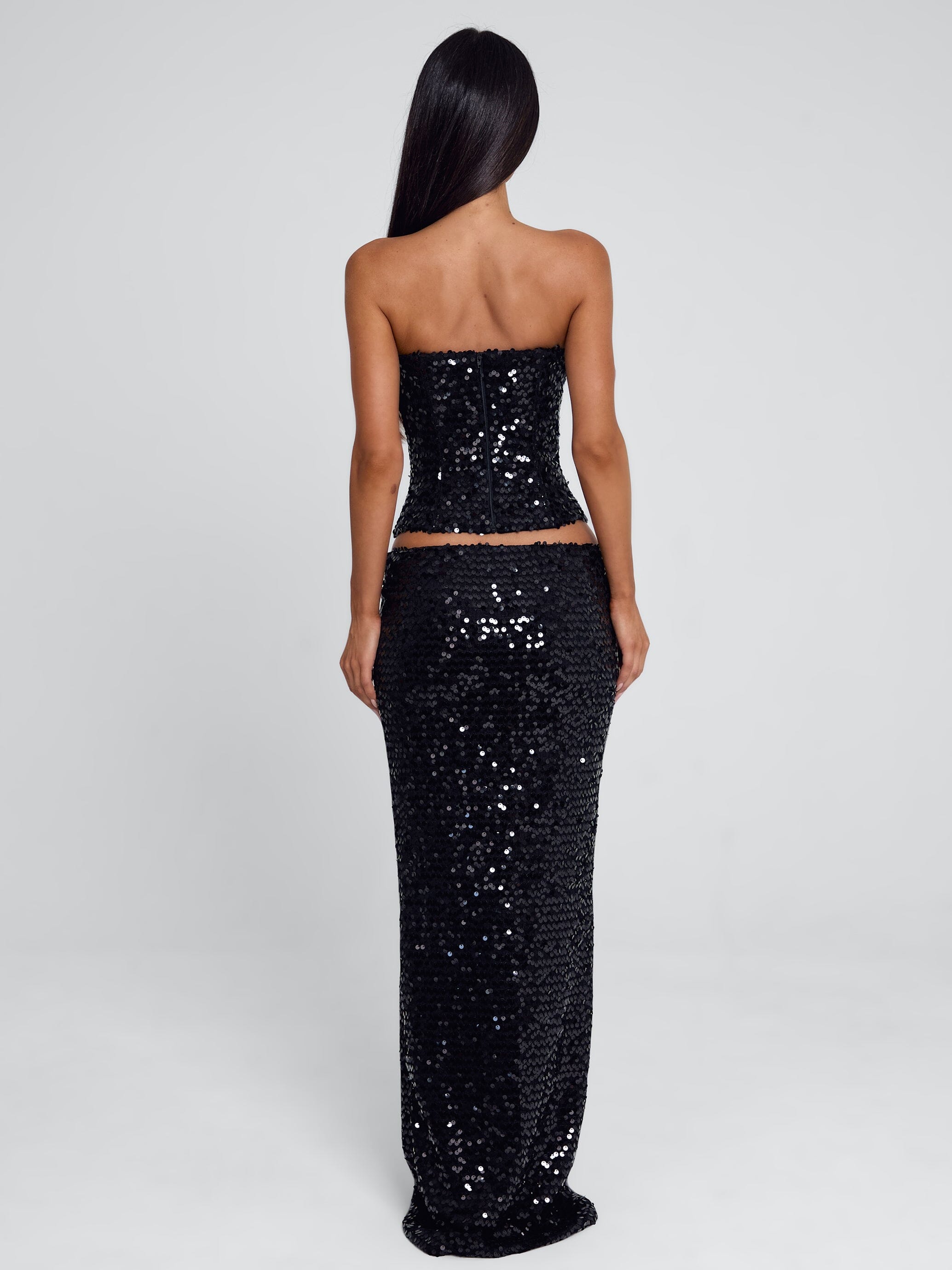 NUI MAXI SKIRT BLACK