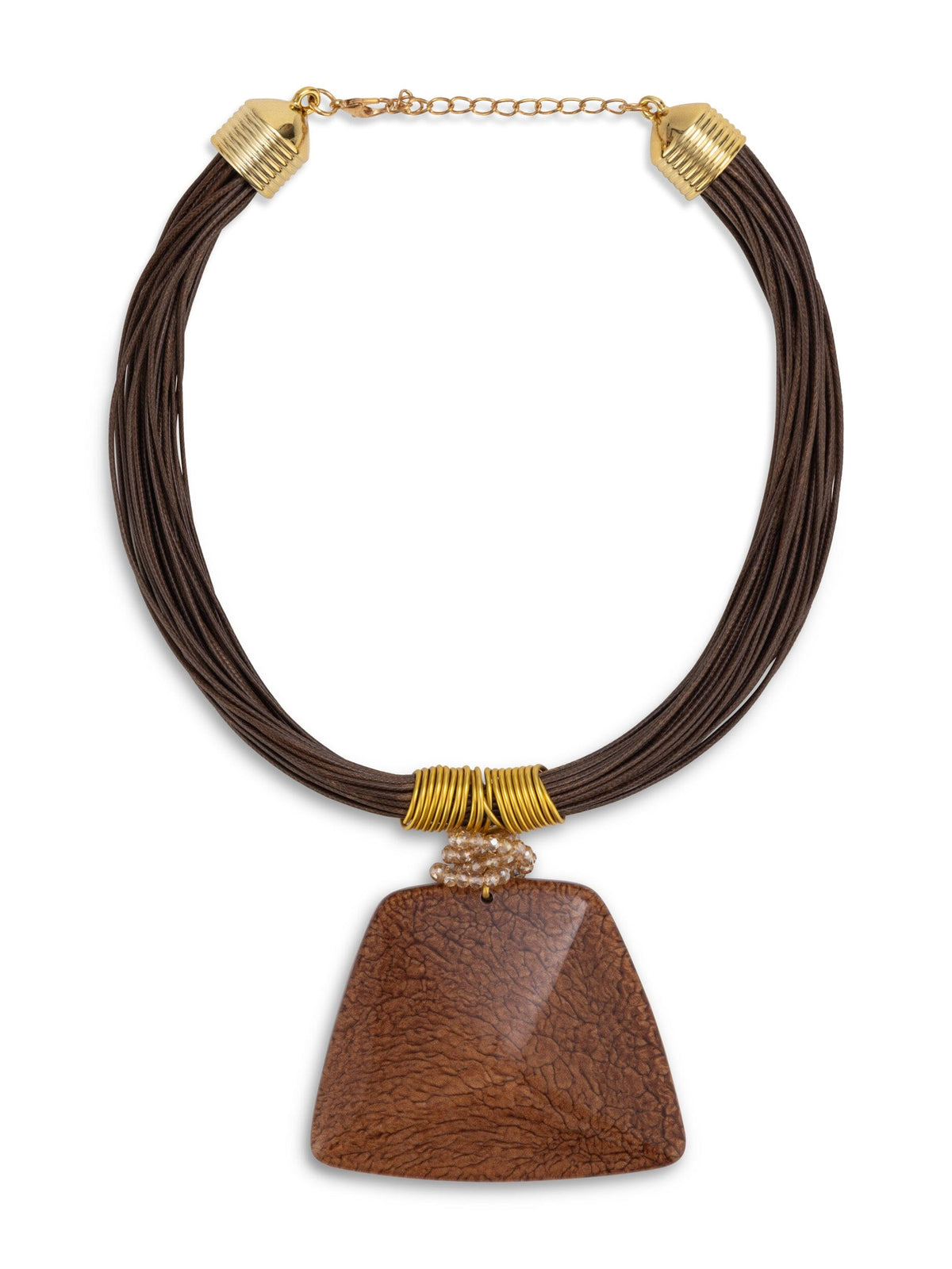 BRONWEN NECKLACE BROWN