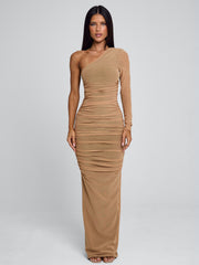 REVA MAXI DRESS TAN